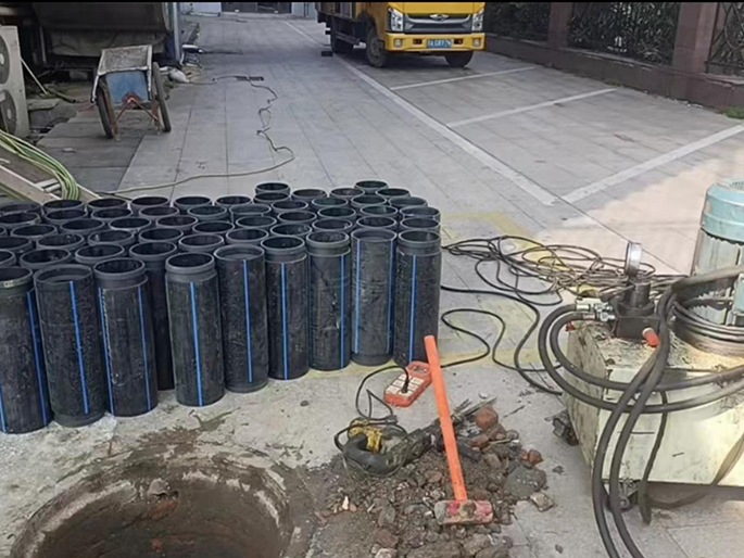 乳源PE置换管厂家 DN315置换管 非开挖管短管置换